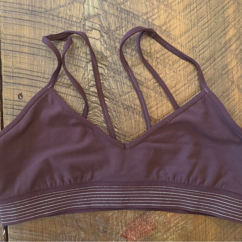 Lululemon Principal Dancer Golden Lining Bralette
Midnight Maroon